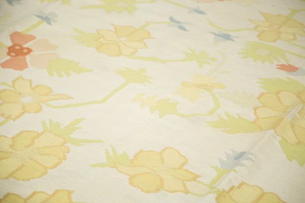 9x12 Vintage Minimalist Happy Dhurrie Carpet // ONH Item 2593 Image 7