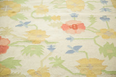 8x10 Vintage Minimalist Happy Dhurrie Carpet // ONH Item 2595 Image 6