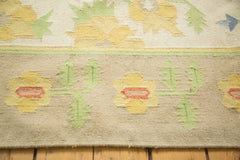 8x10 Vintage Minimalist Happy Dhurrie Carpet // ONH Item 2595 Image 7