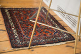 2x2.5 Vintage Persian Engelas Rug Mat // ONH Item 2603 Image 2