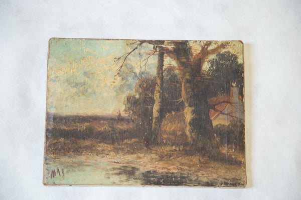 Antique Miniature Landscape // ONH Item 2605