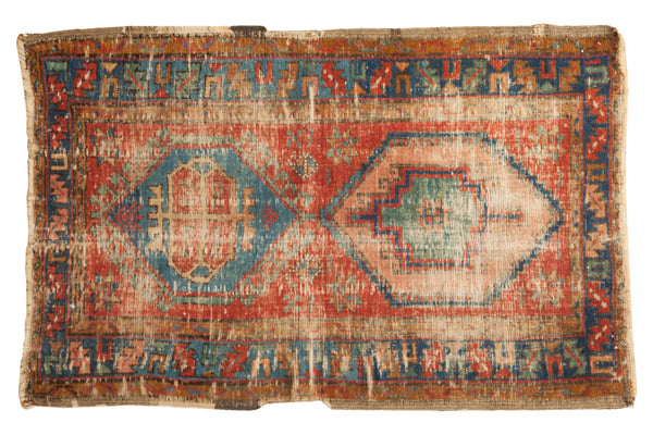 2x4.5 Distressed Antique Bakshaish Rug Runner // ONH Item 2618