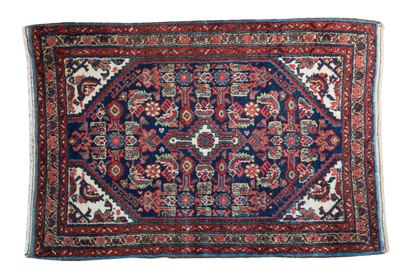3x4 Vintage Fine Tajabad Square Rug // ONH Item 2622