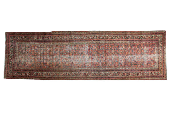 3.5x11 Vintage Northwest Persian Rug Runner // ONH Item 2625