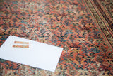 Heavily distressed Guli Hannai pattern with classic Serbend border on vintage Persian runner.