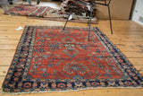 3.5x4.5 Antique Manchester Kashan Square Rug // ONH Item 2627 Image 3