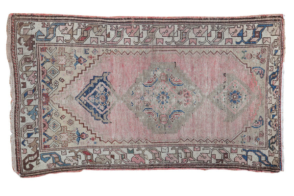 3x5.5 Fun Vintage Oushak Rug // ONH Item 2629