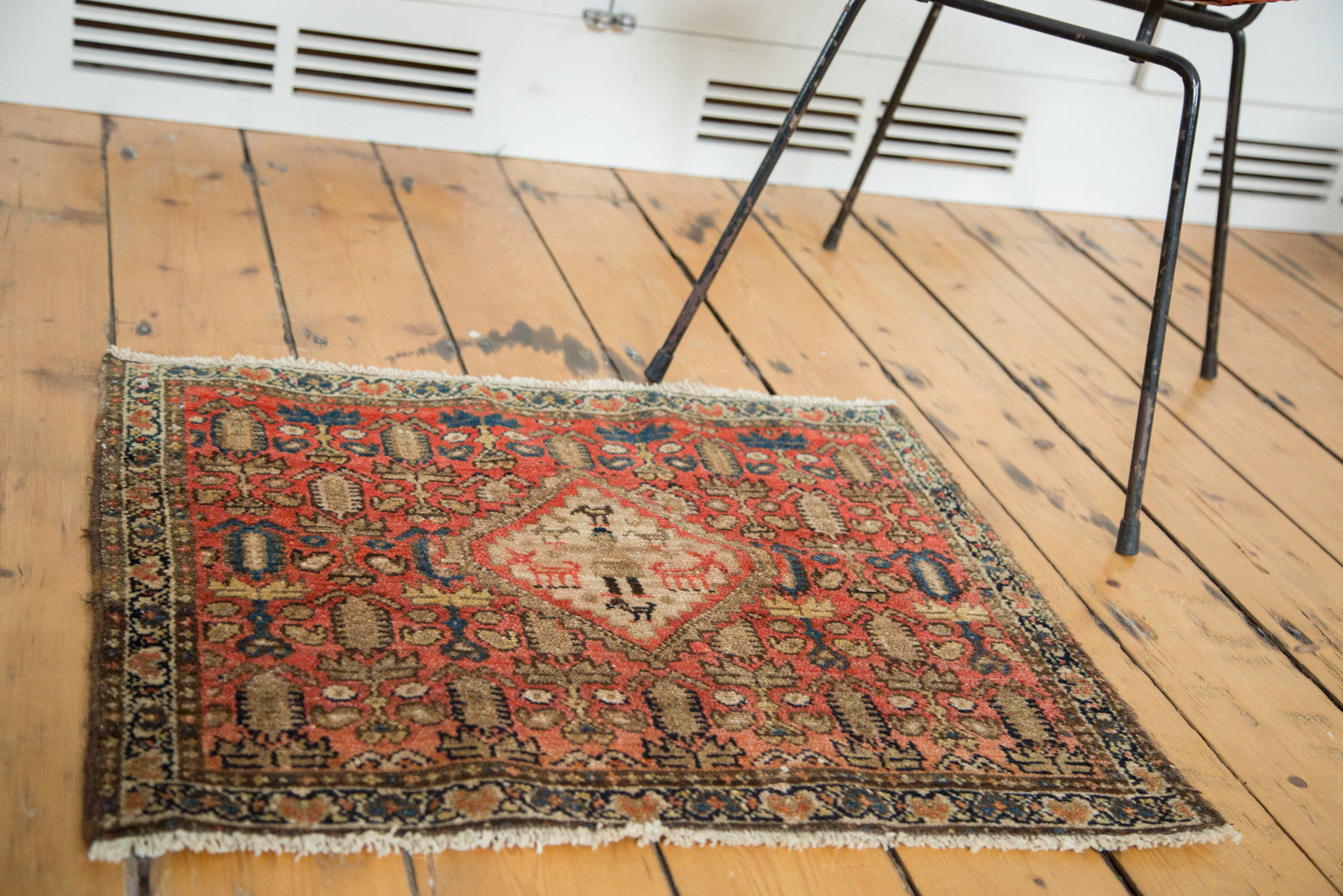 2x2 Antique Malayer Rug Mat // ONH Item 2631 Image 1