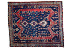 5.5x6.5 Vintage West Persian Square Rug // ONH Item 2634