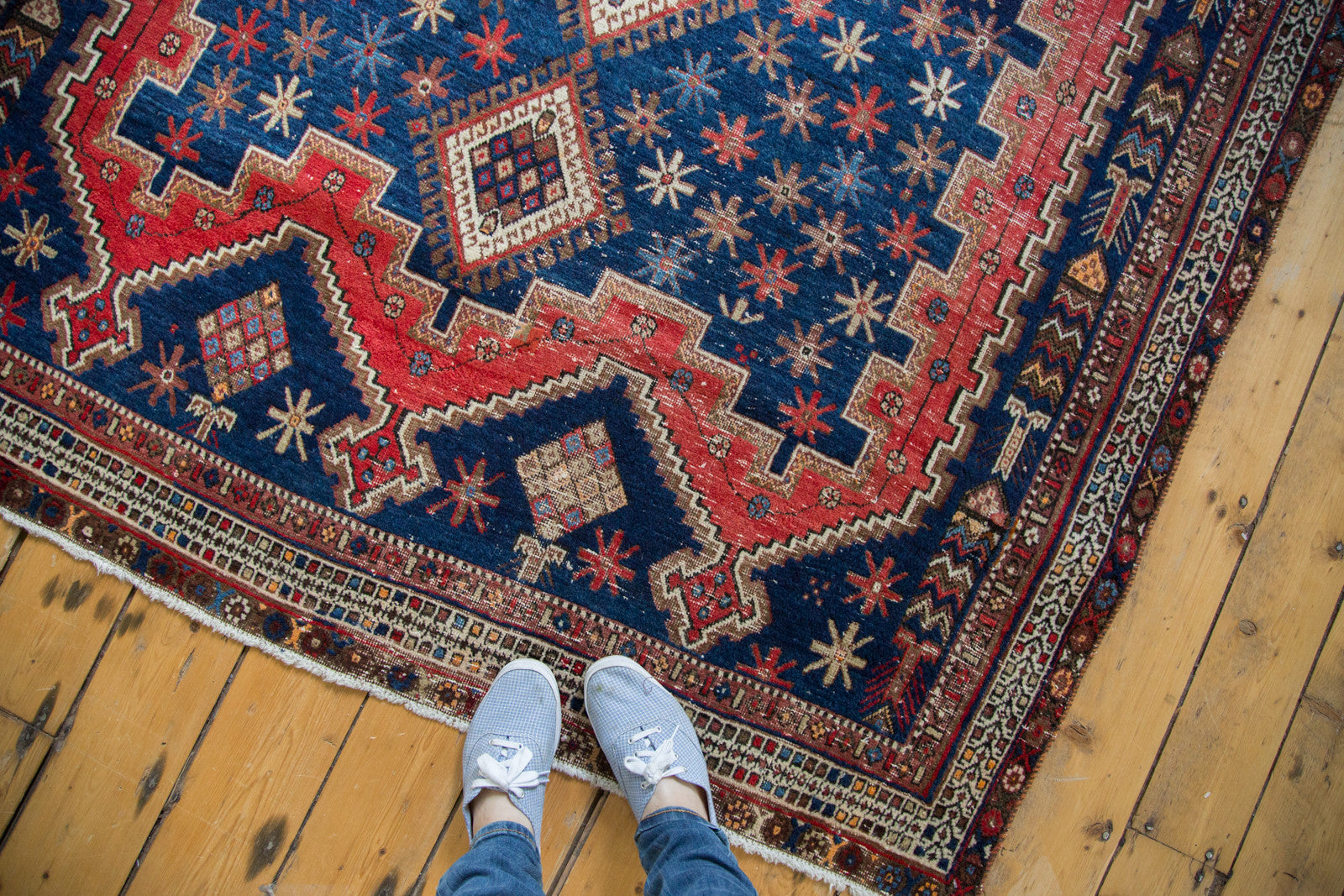 5.5x6.5 Vintage West Persian Square Rug // ONH Item 2634 Image 1