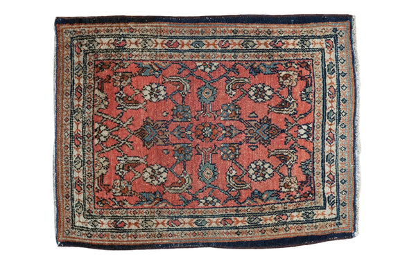 2x2.5 Vintage Bibikibad Sampler Rug Mat // ONH Item 2635