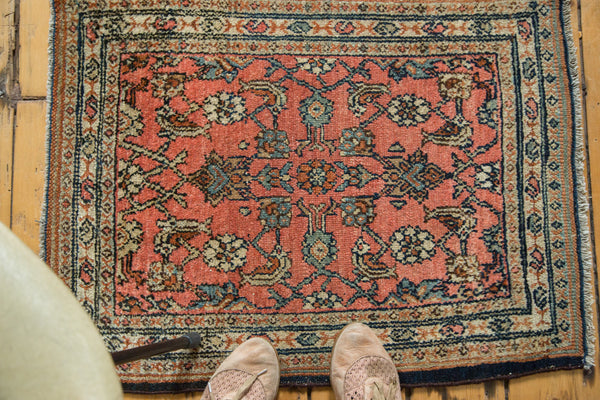 2x2.5 Vintage Bibikibad Sampler Rug Mat // ONH Item 2635 Image 5