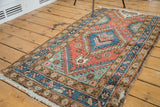 2.5x4.5 Vintage Heriz Area Rug Fragment // ONH Item 2646 Image 2