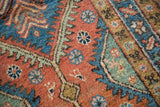2.5x4.5 Vintage Heriz Area Rug Fragment // ONH Item 2646 Image 4