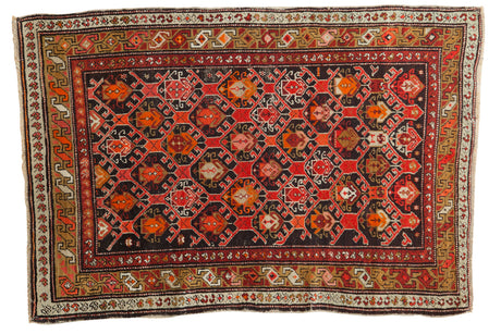 3x4.5 Vintage Caucasian Rug // ONH Item 2656