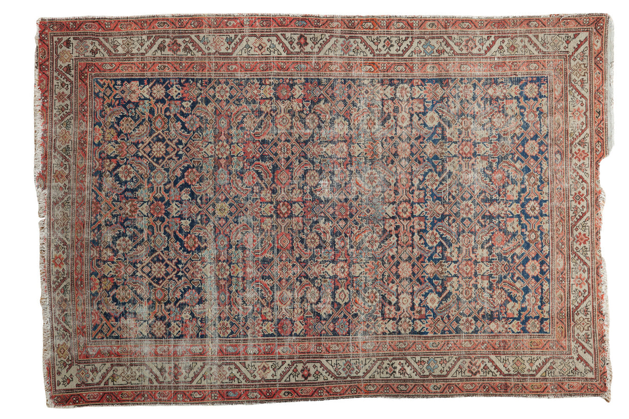 4.5x6.5 Distressed Antique Malayer Rug // ONH Item 2657