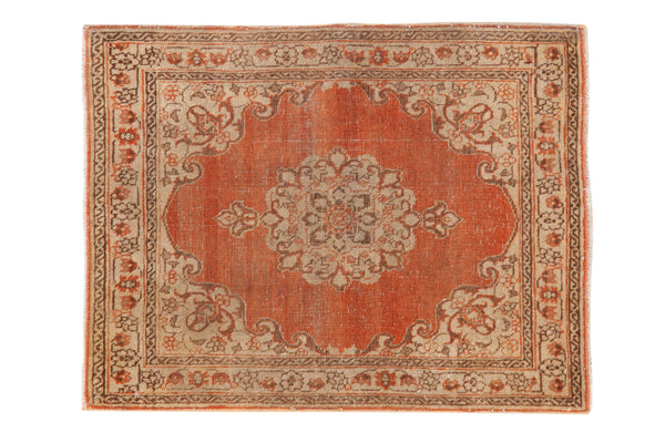 2x2.5 Distressed Antique Jalili Tabriz Rug Mat // ONH Item 2663