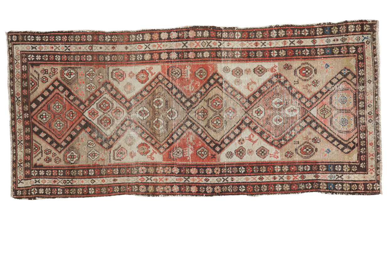 3x6.5 Distressed Antique Malayer Rug Runner // ONH Item 2670