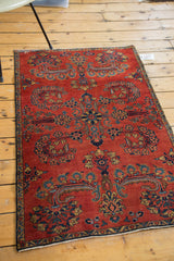 2.5x4.5 Vintage Fragmented Manchester Kashan Rug // ONH Item 2671 Image 2