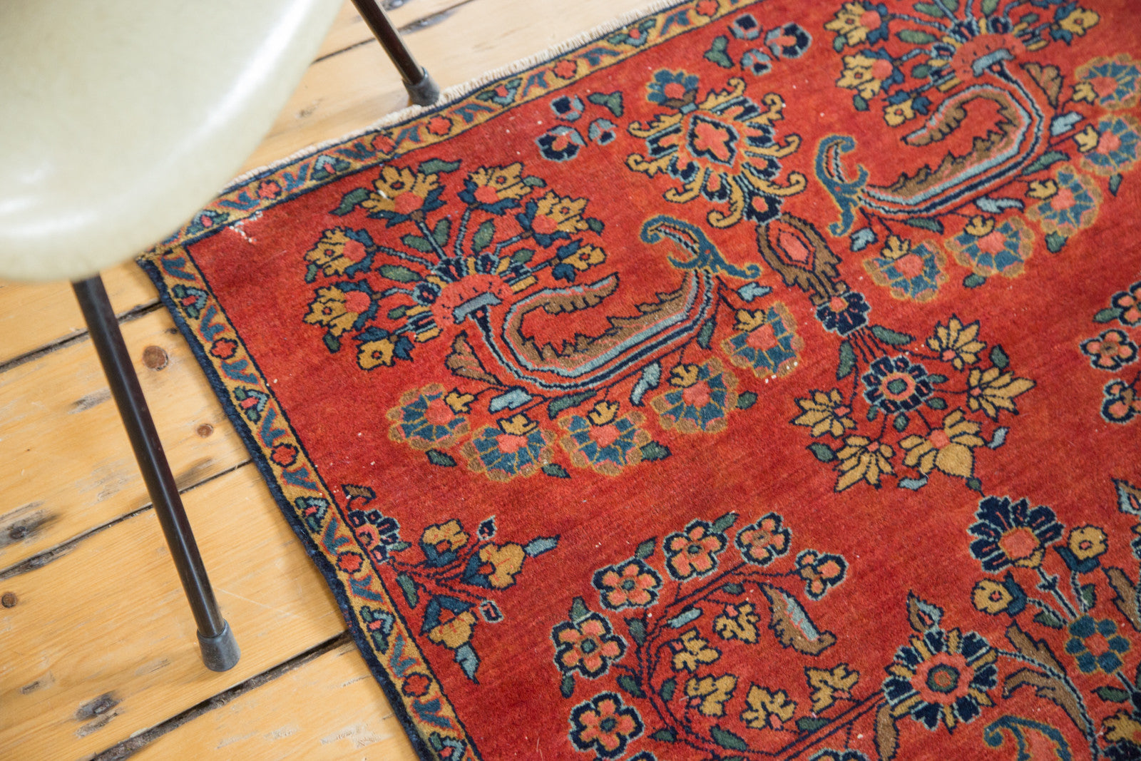 Vintage Kashan Persian Rug 2'8