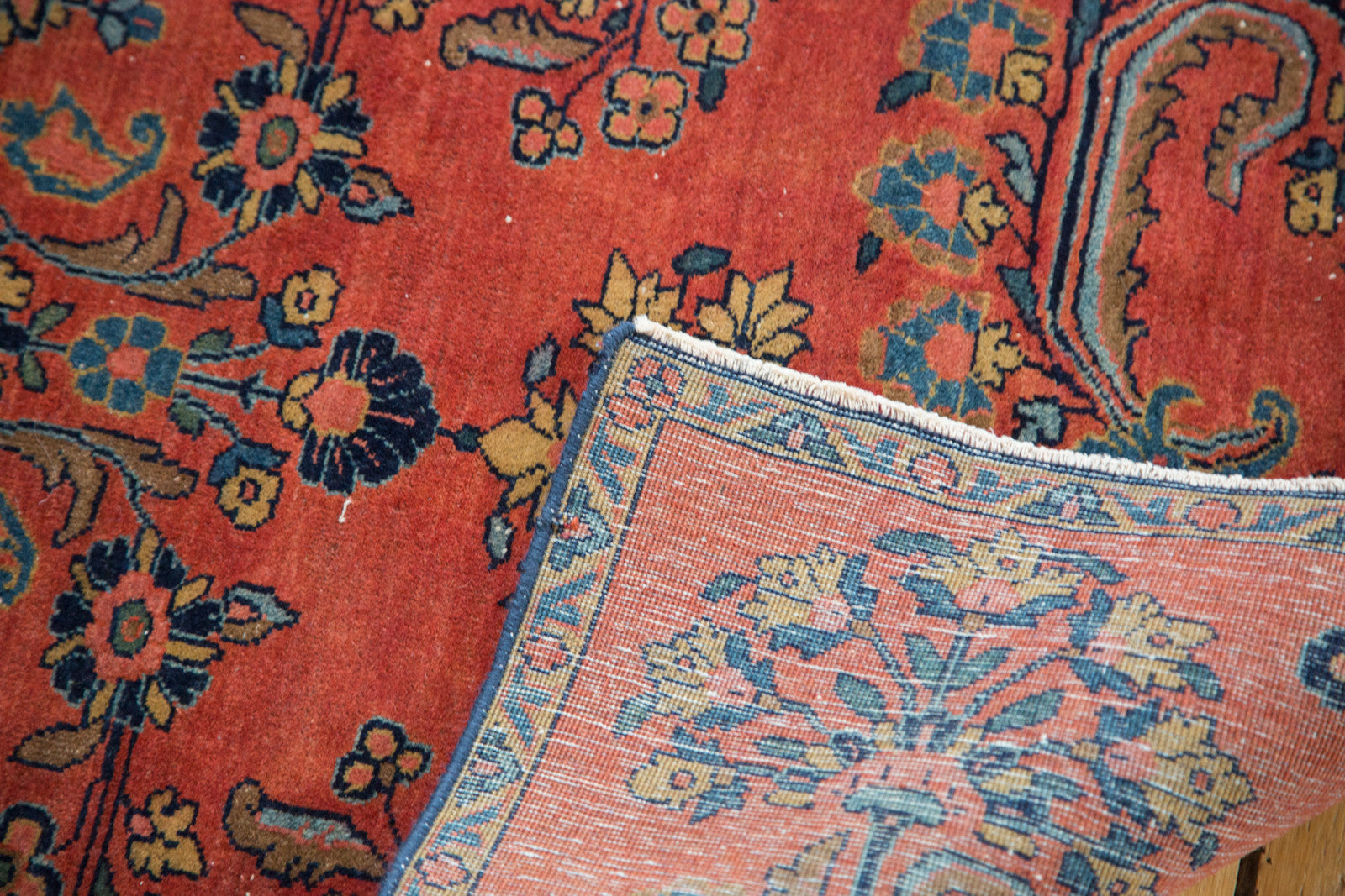 Vintage Kashan Persian Rug 2'8