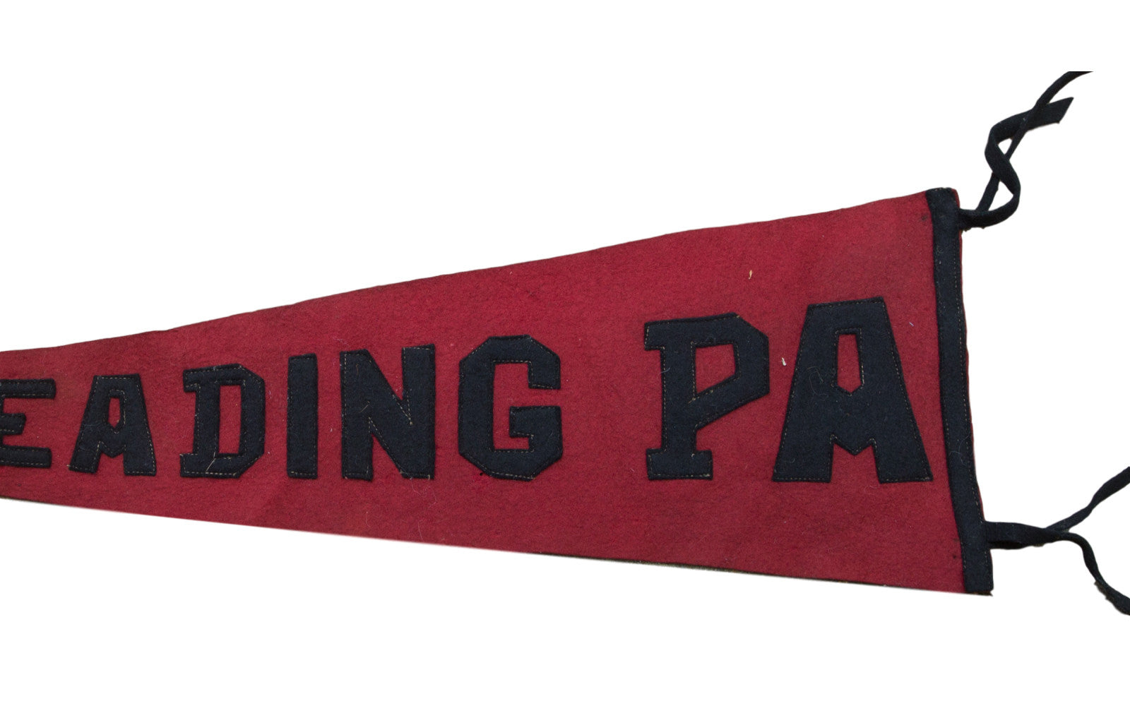 Antique Reading PA Felt Flag Banner Pennant // ONH Item 2681 Image 1