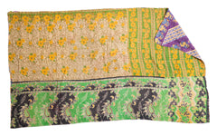 Vintage Indian Kantha Quilt // ONH Item 2703