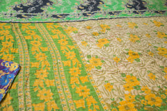 Vintage Indian Kantha Quilt // ONH Item 2703 Image 2