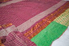 Vintage Indian Kantha Quilt // ONH Item 2710 Image 1