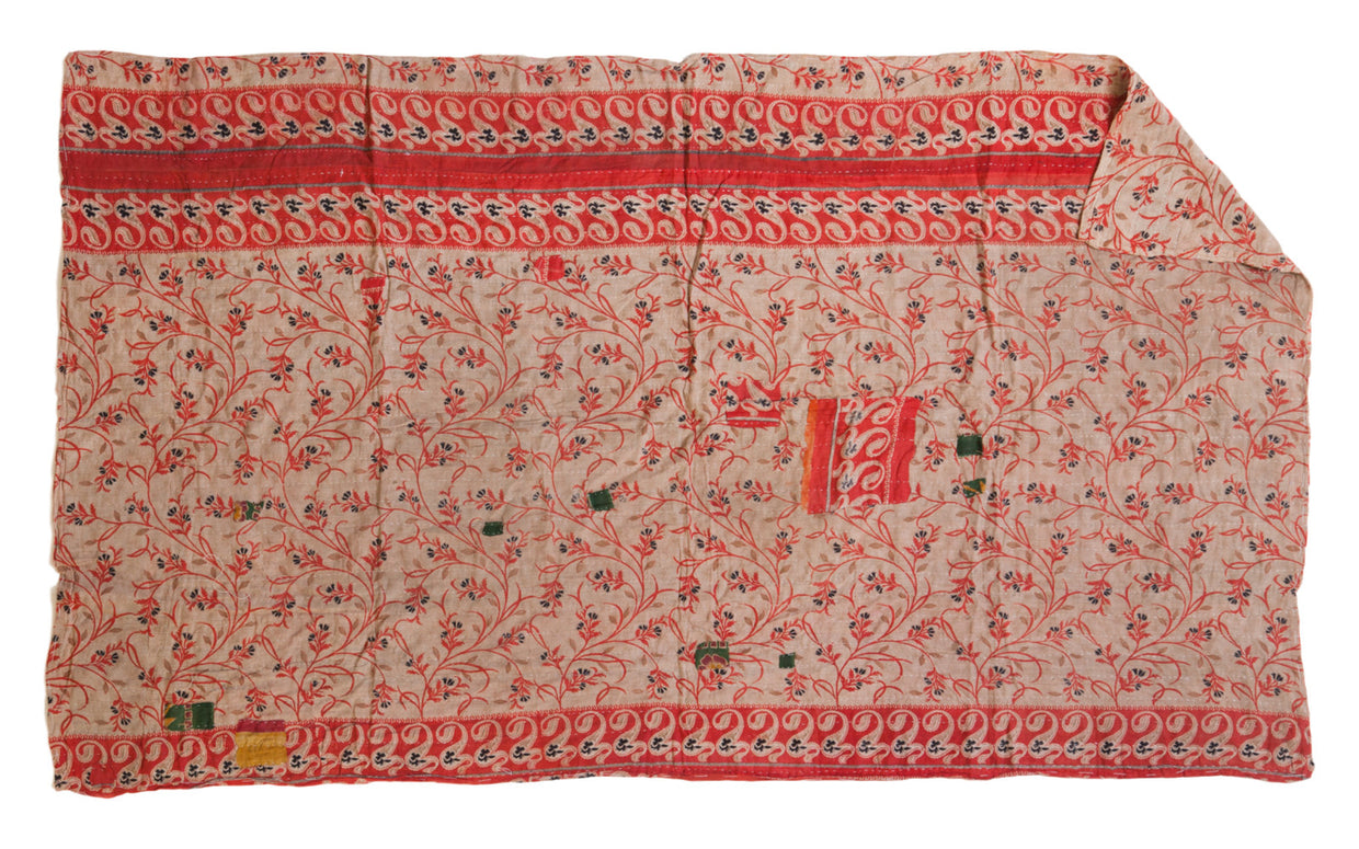 Vintage Indian Kantha Quilt // ONH Item 2719