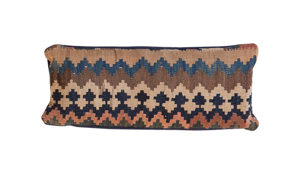Antique Kilim Lumbar Pillow // ONH Item 2731F