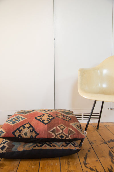 Antique Kilim Floor Pillow - Old New House