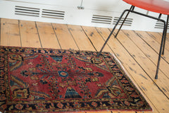 2x3 Vintage Persian Sarouk Rug Mat // ONH Item 2732 Image 1