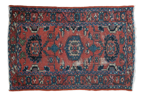 2.5x3.5 Vintage Distressed Lilihan Rug // ONH Item 2734