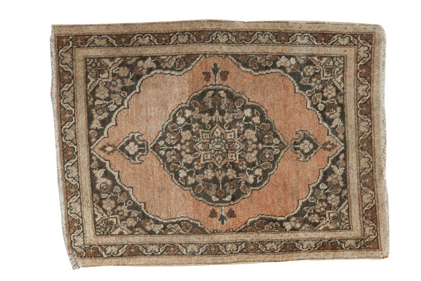 2x2.5 Antique Tabriz Rug Mat // ONH Item 2736