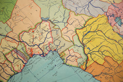 Vintage Africa Pull Down Map // ONH Item 2739 Image 7
