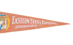 Vintage Eastern States Exposition Springfield Felt Flag Banner // ONH Item 2746 Image 1