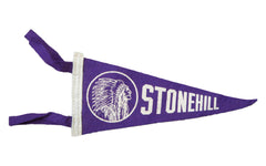 Vintage Stonehill Felt Flag Banner // ONH Item 2773