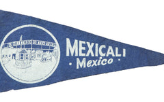 Vintage Mexicali Mexico Felt Flag Banner // ONH Item 2782 Image 1