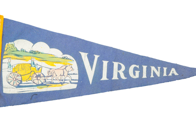 Vintage Virginia Felt Flag Banner // ONH Item 2784 Image 1