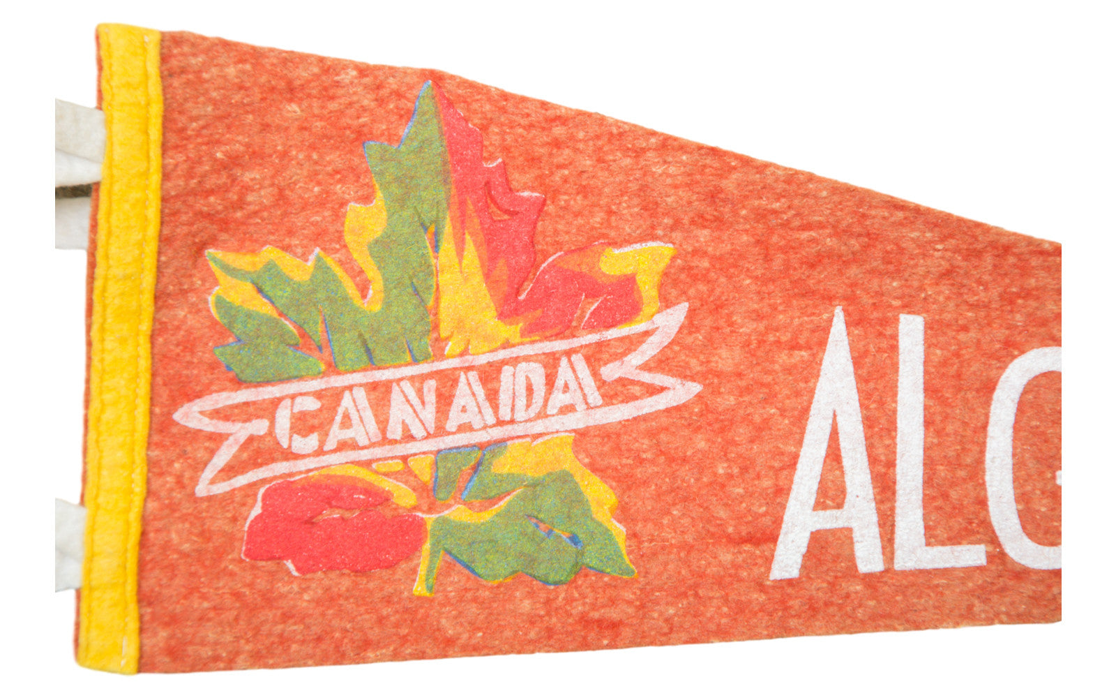 Vintage Algonquin Park Canada Felt Flag Banner