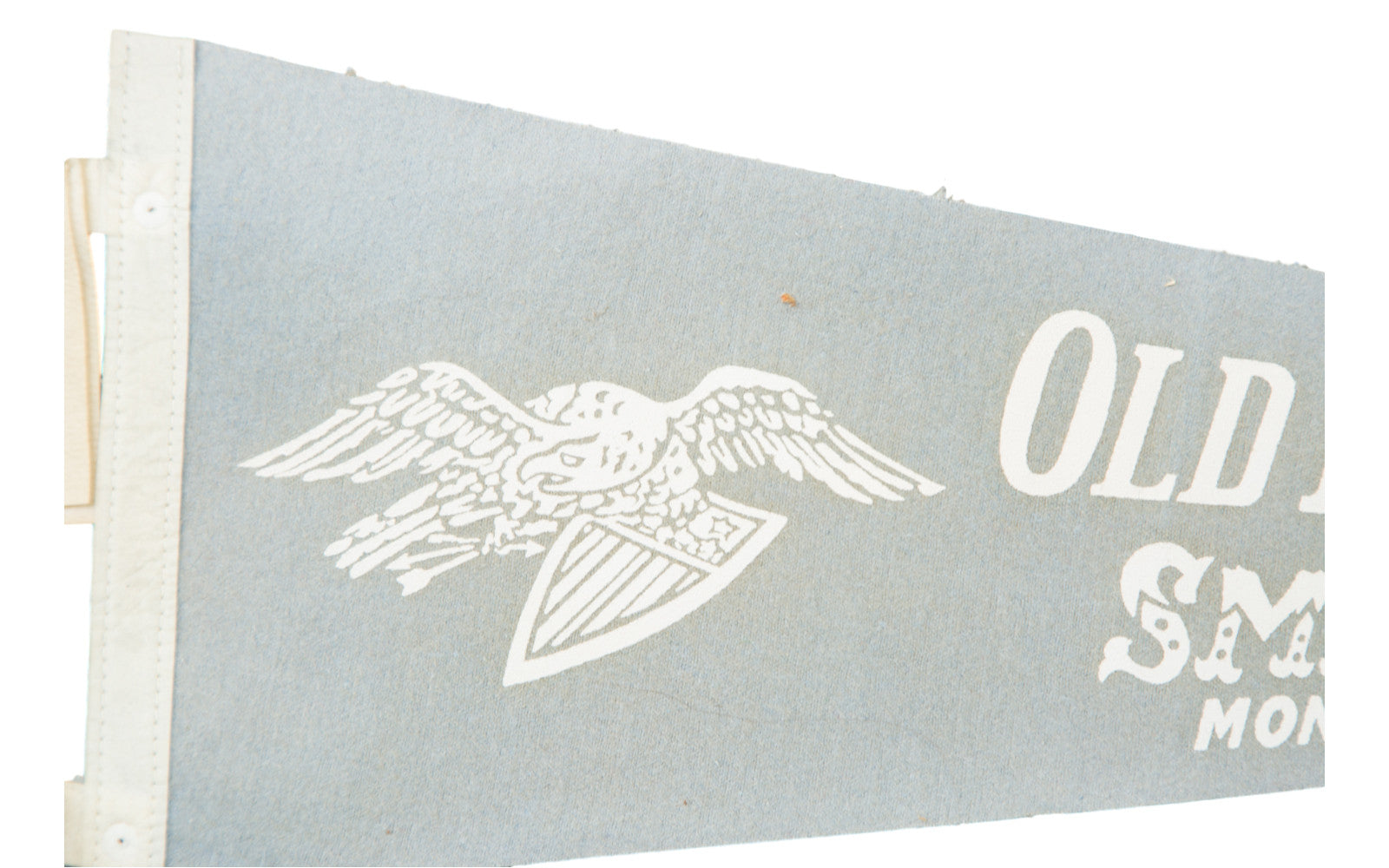 Vintage Old Museum Village of Smith's Glove Monroe NY Felt Flag Banner // ONH Item 2803 Image 1