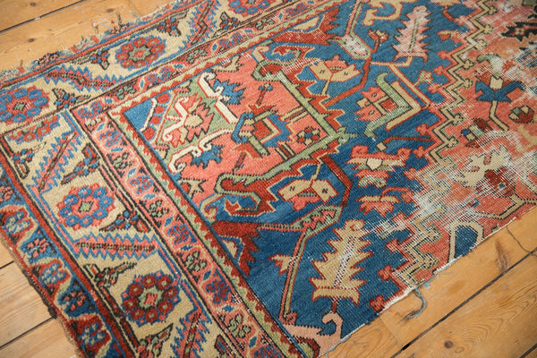 3x9.5 Antique Fragment Serapi Rug Runner // ONH Item 2826 Image 2