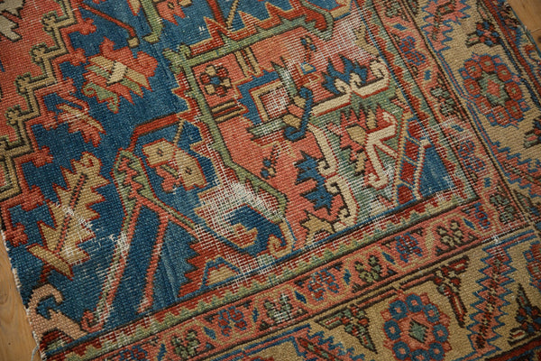 3x9.5 Antique Fragment Serapi Rug Runner // ONH Item 2826 Image 8