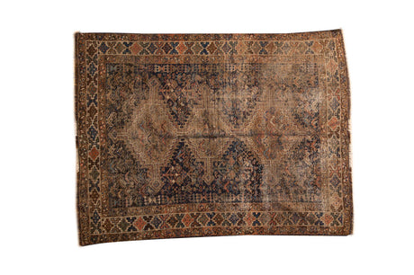 4.5x6 Vintage Distressed Shiraz Rug // ONH Item 2829