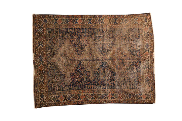 4.5x6 Vintage Distressed Shiraz Rug // ONH Item 2829