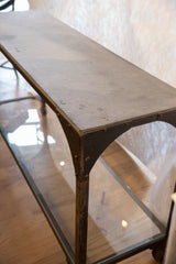 Antique Soapstone Industrial Counter Table // ONH Item 2837 Image 2