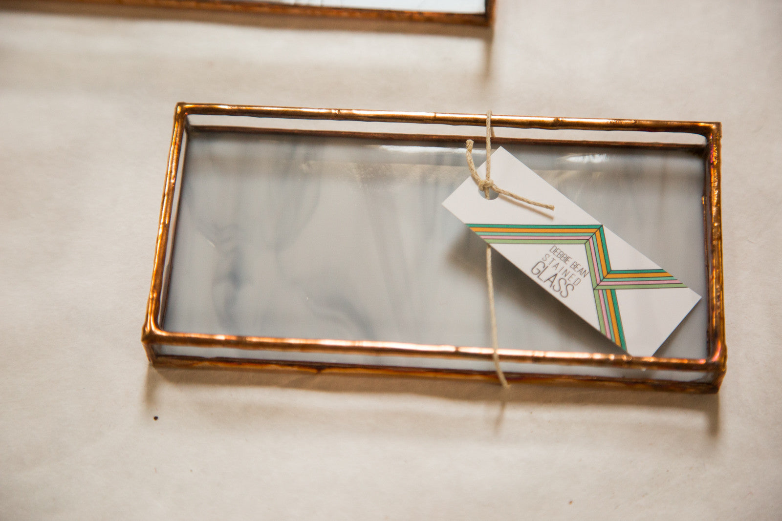 Small Stained Glass Tray // ONH Item 2845 Image 1