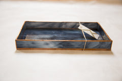 Large Black Stained Glass Tray // ONH Item 2849 Image 2