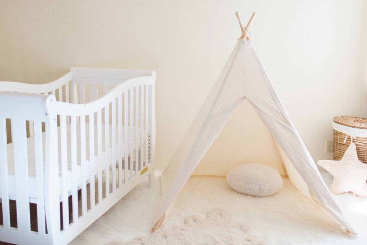 Kids Natural Canvas Teepee // ONH Item 2853